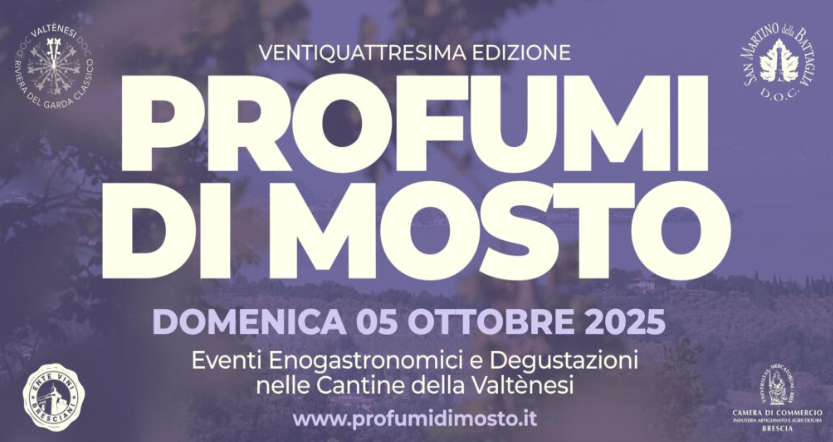 24ª edizione di Profumi di Mosto, l’evento che celebra i sapori della Valtènesi