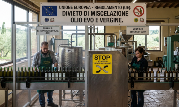 Olio EVO: la svolta storica in 5 punti sulla miscelazione con l’Olio Vergine
